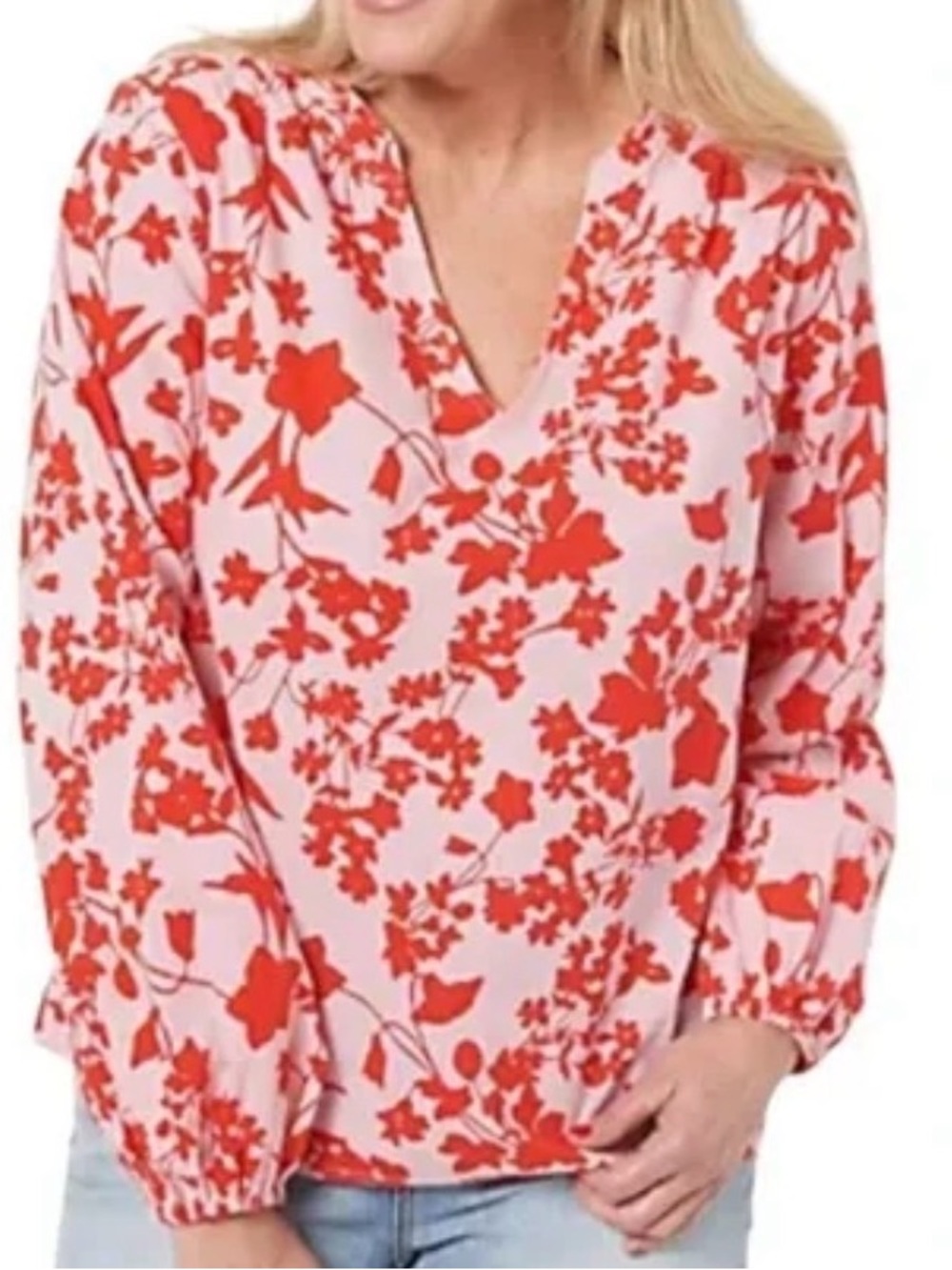 Casalon 50% Linen, 59% Rayon Blouse